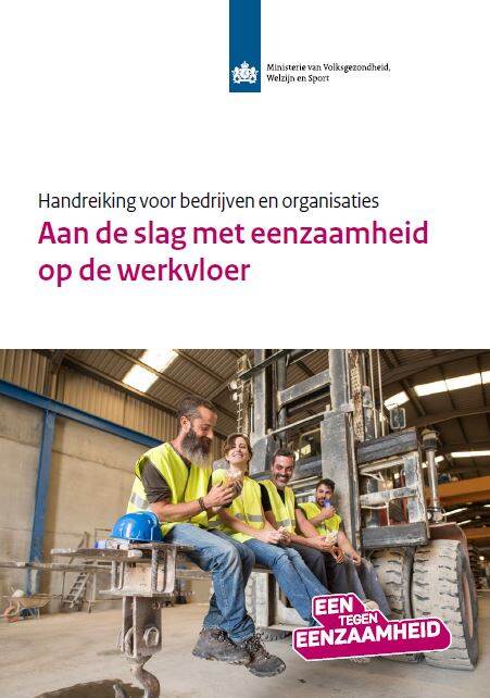 Voorblad van de Handreiking Aan de slag met eenzaamheid op de werkvloer