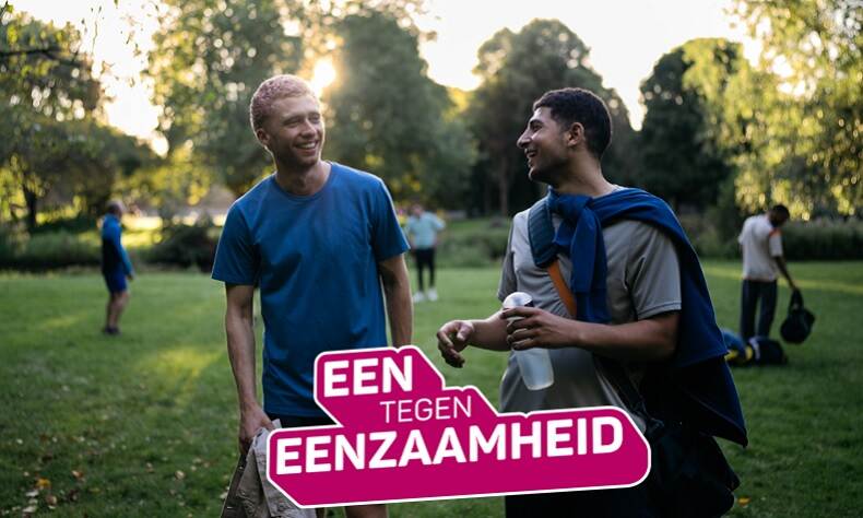 Campagnebeeld van Eén tegen eenzaamheid