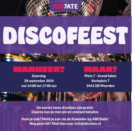 Discofeest flyer